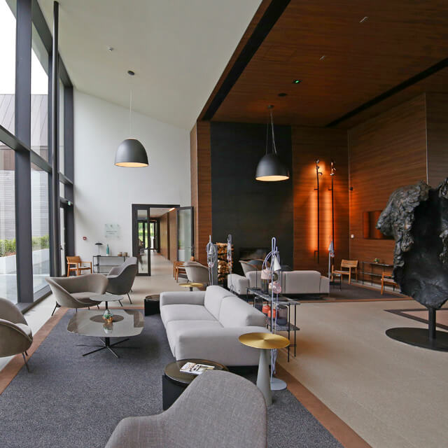 hotel signage and indoor design